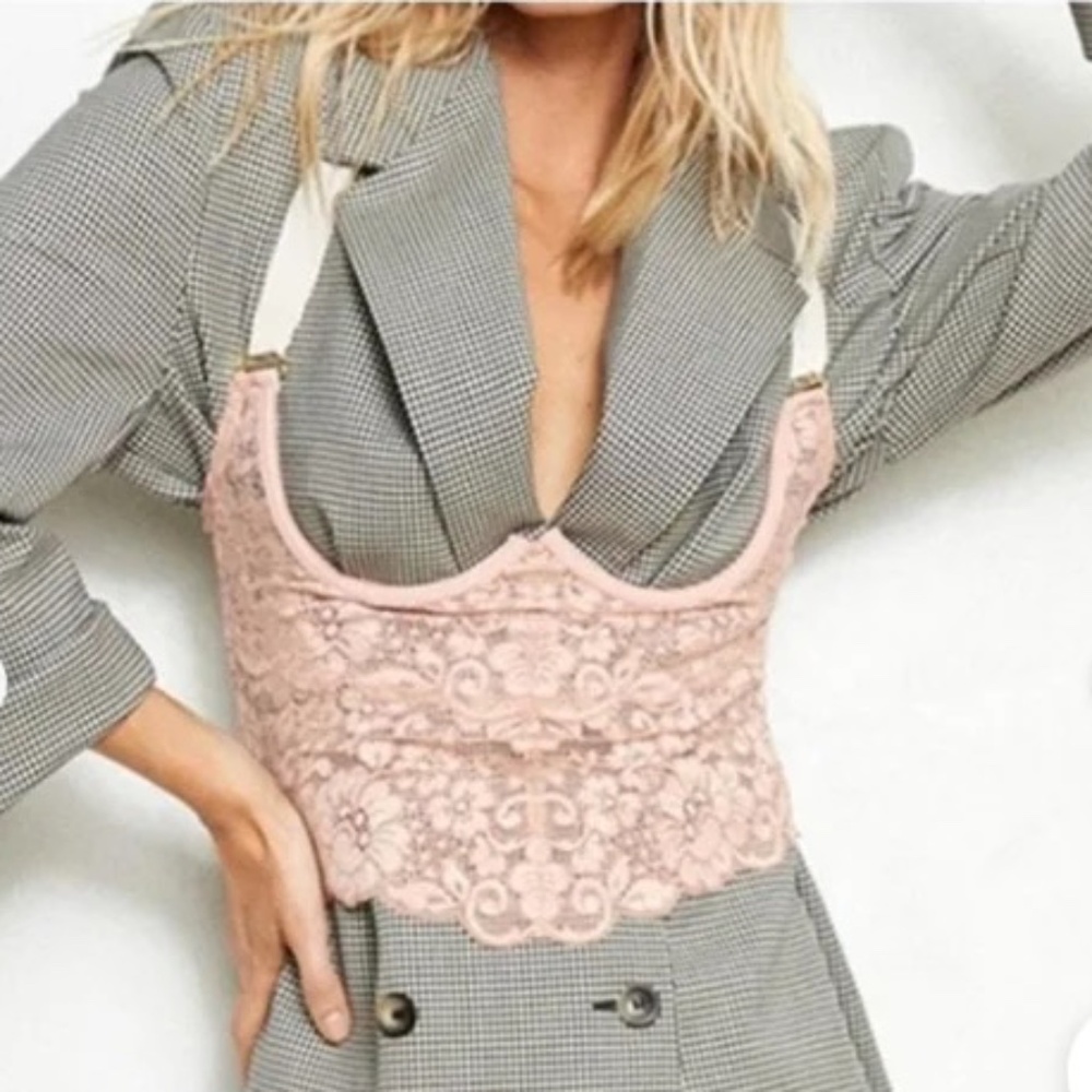 NWT We Are HAH Busta Move Bustier - copper rose